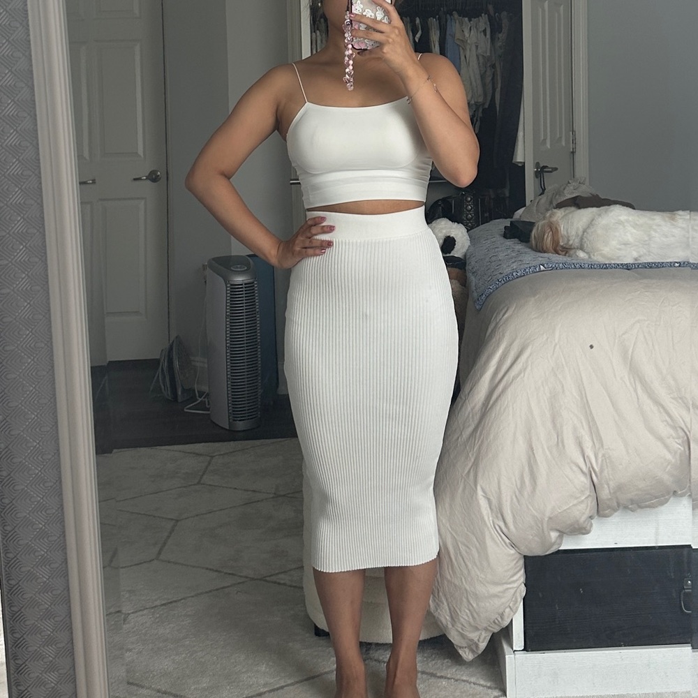Zara midi bodycon skirt